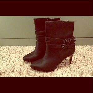Express faux leather boots